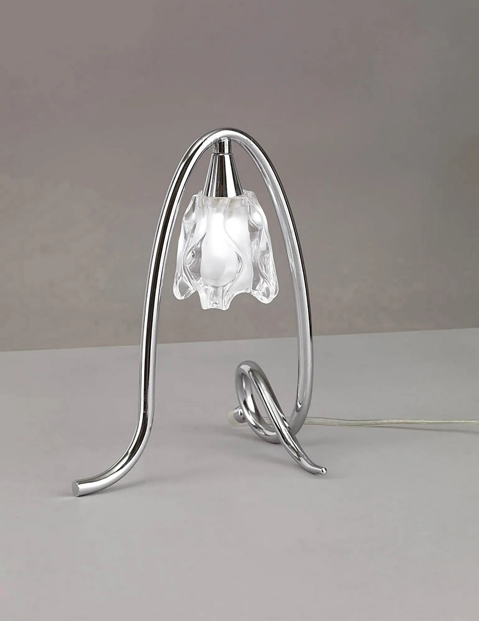 Amel Polished Chrome Table Lamps Mantra Armed Table Lamps